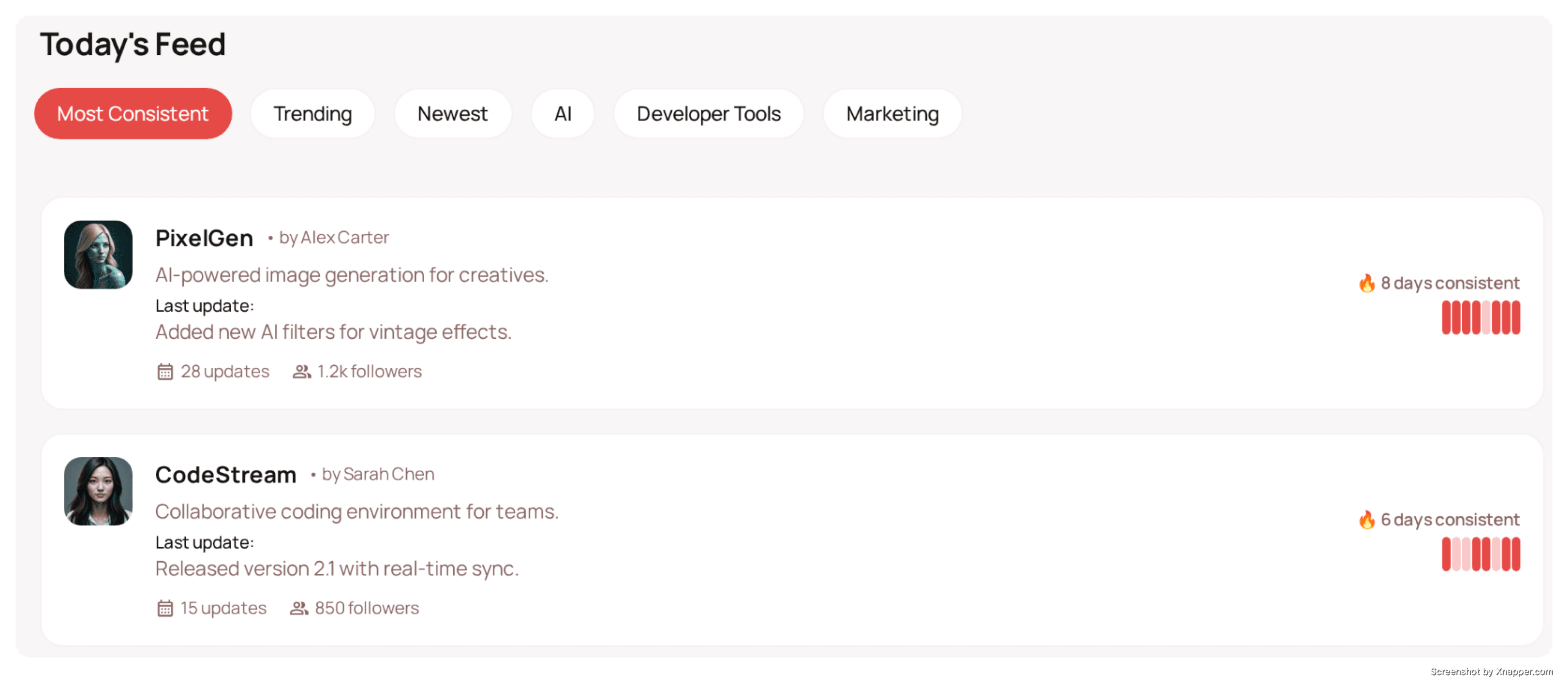 Best consistency section
